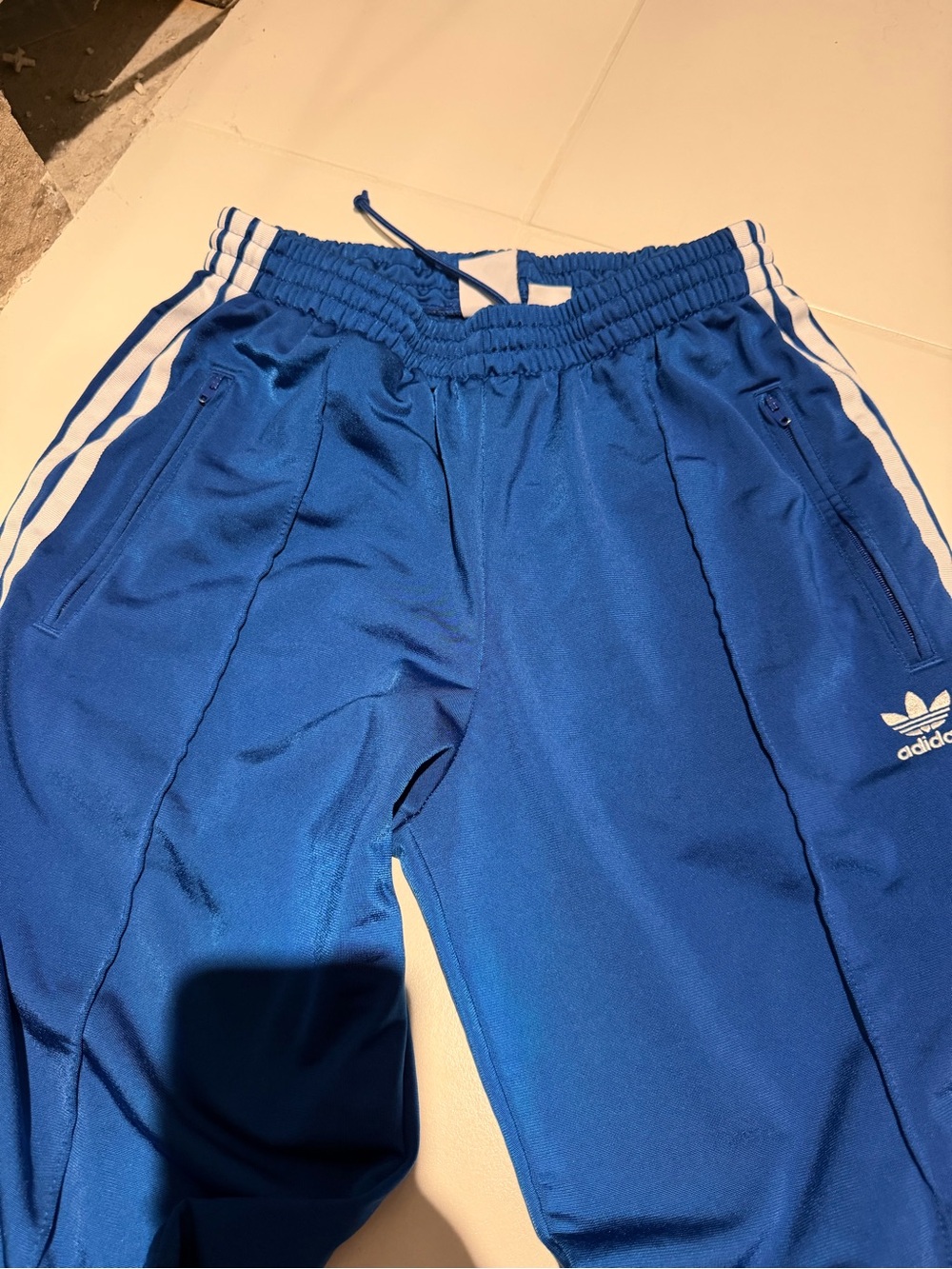 Adidas blue tracksuit